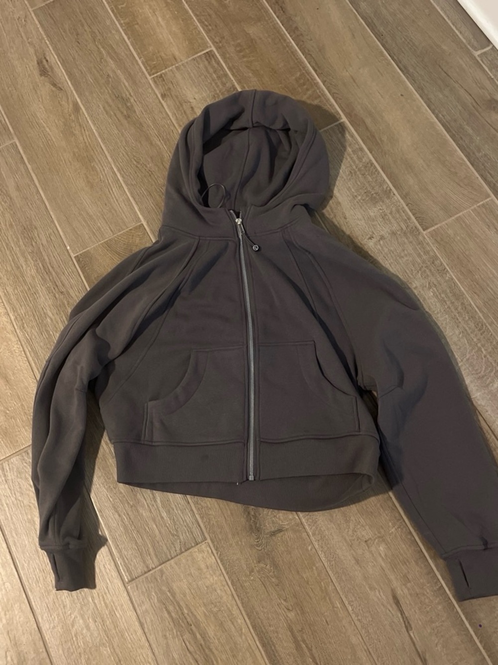 Marshalls Charcoal Gray Zip-Up Hoodie